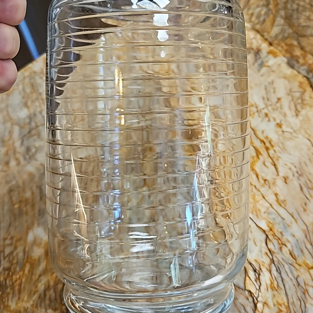 Vintage glass pitcher